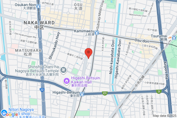 ホテルルートイン名古屋東別院