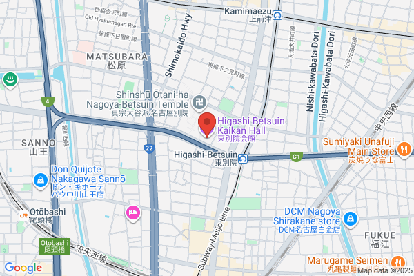 東別院会場 - 閉館